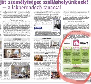 Sajtómegjelenés<br><small>HAZAI VENDÉGVÁRÓ / 2023 JÚNIUS</small>