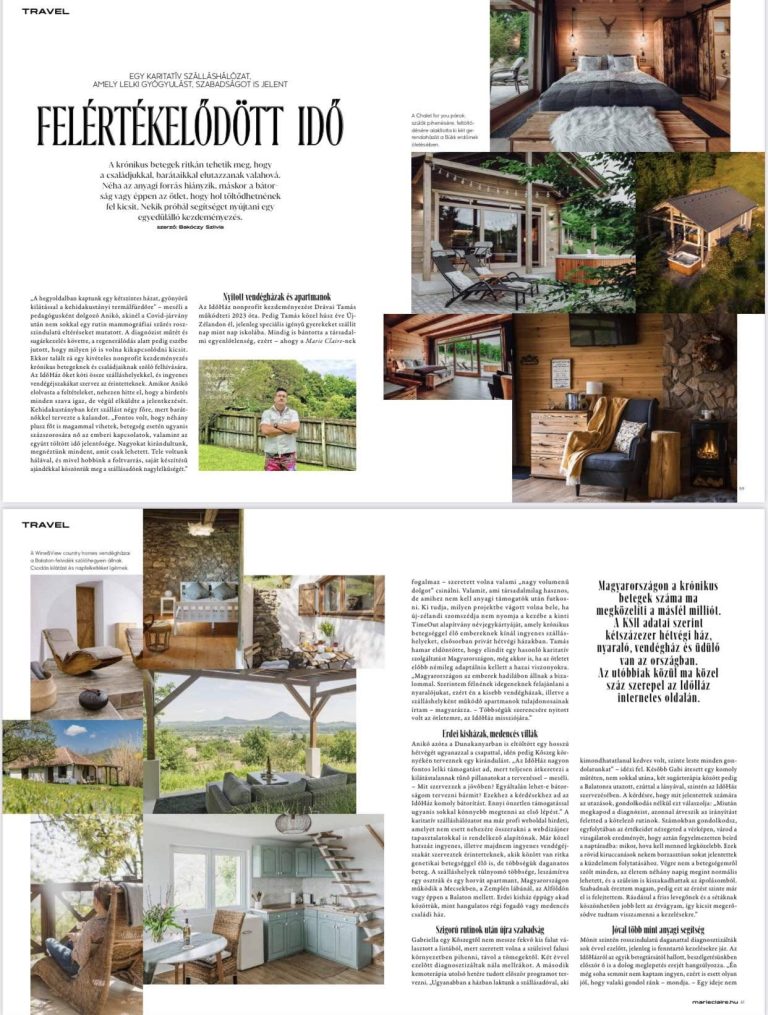 SajtómegjelenésMARIE CLAIRE MAGYARORSZÁG / 2025 ÁPRILIS